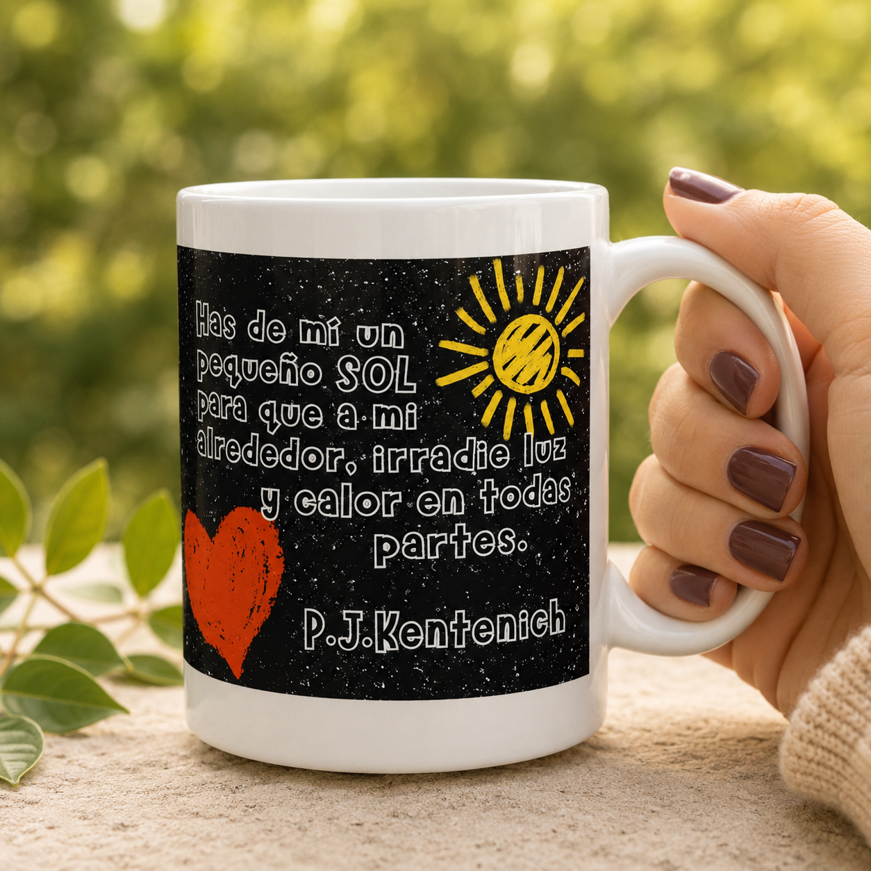 Taza “Nada sin Ti – Haz de mí un pequeño sol”