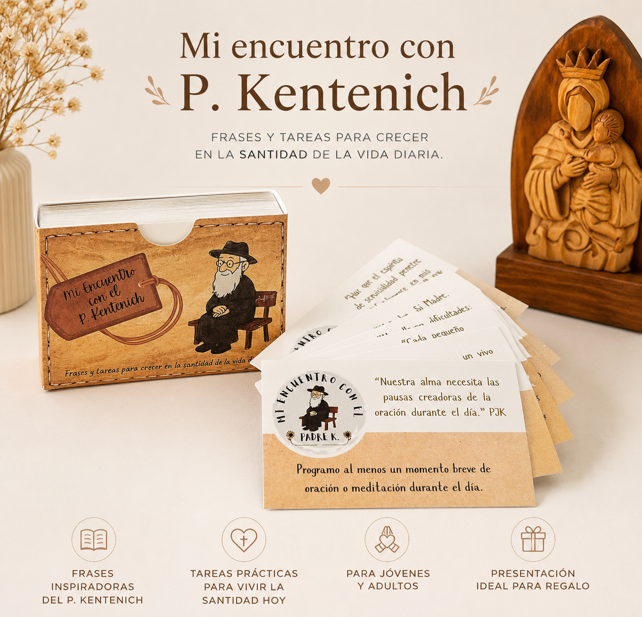 “Mi Encuentro con el Padre Kentenich” – Caja de Tarjetas Espirituales